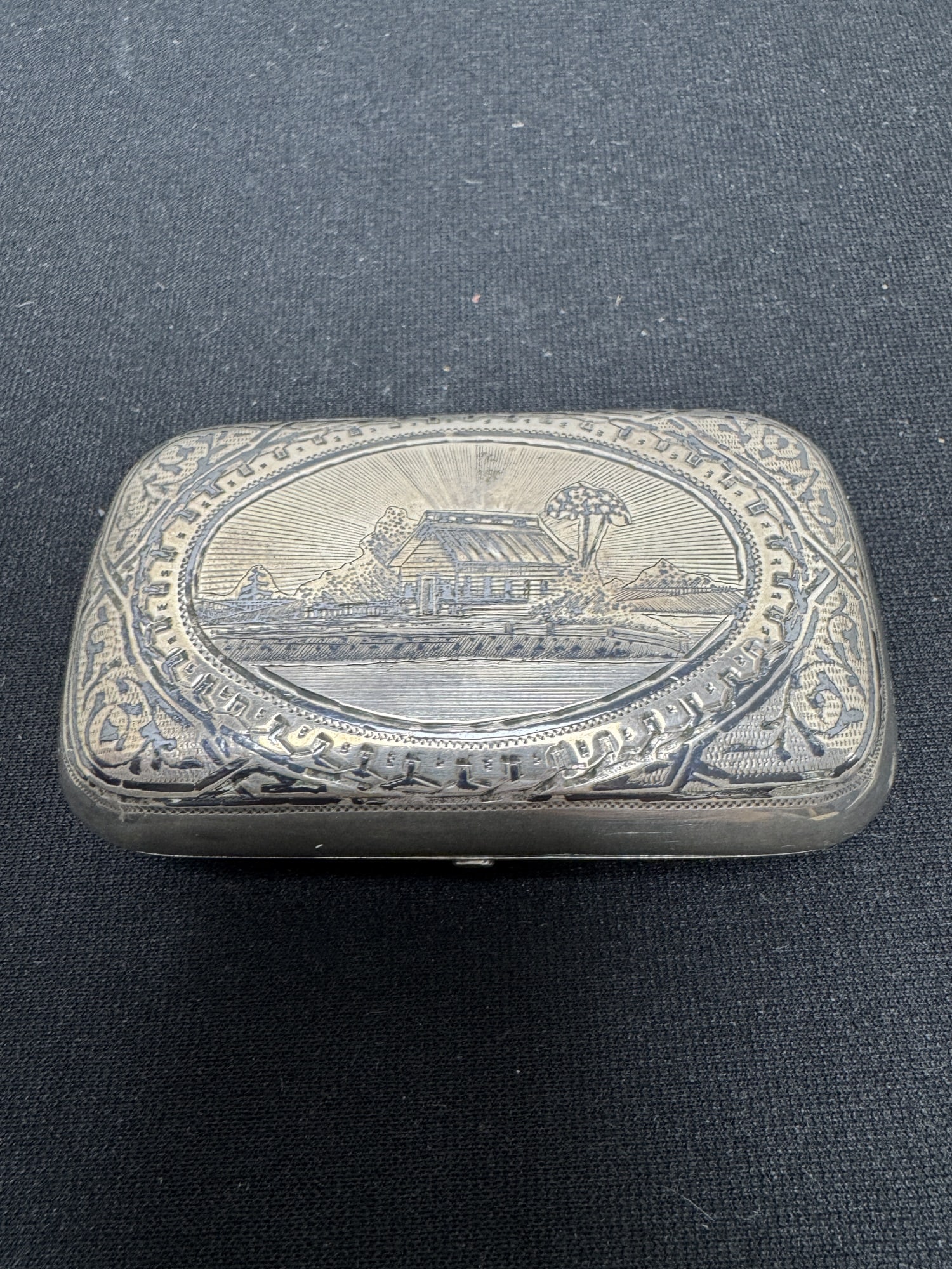 Russian Imperial Silver Cigarette Case (1 of 5)