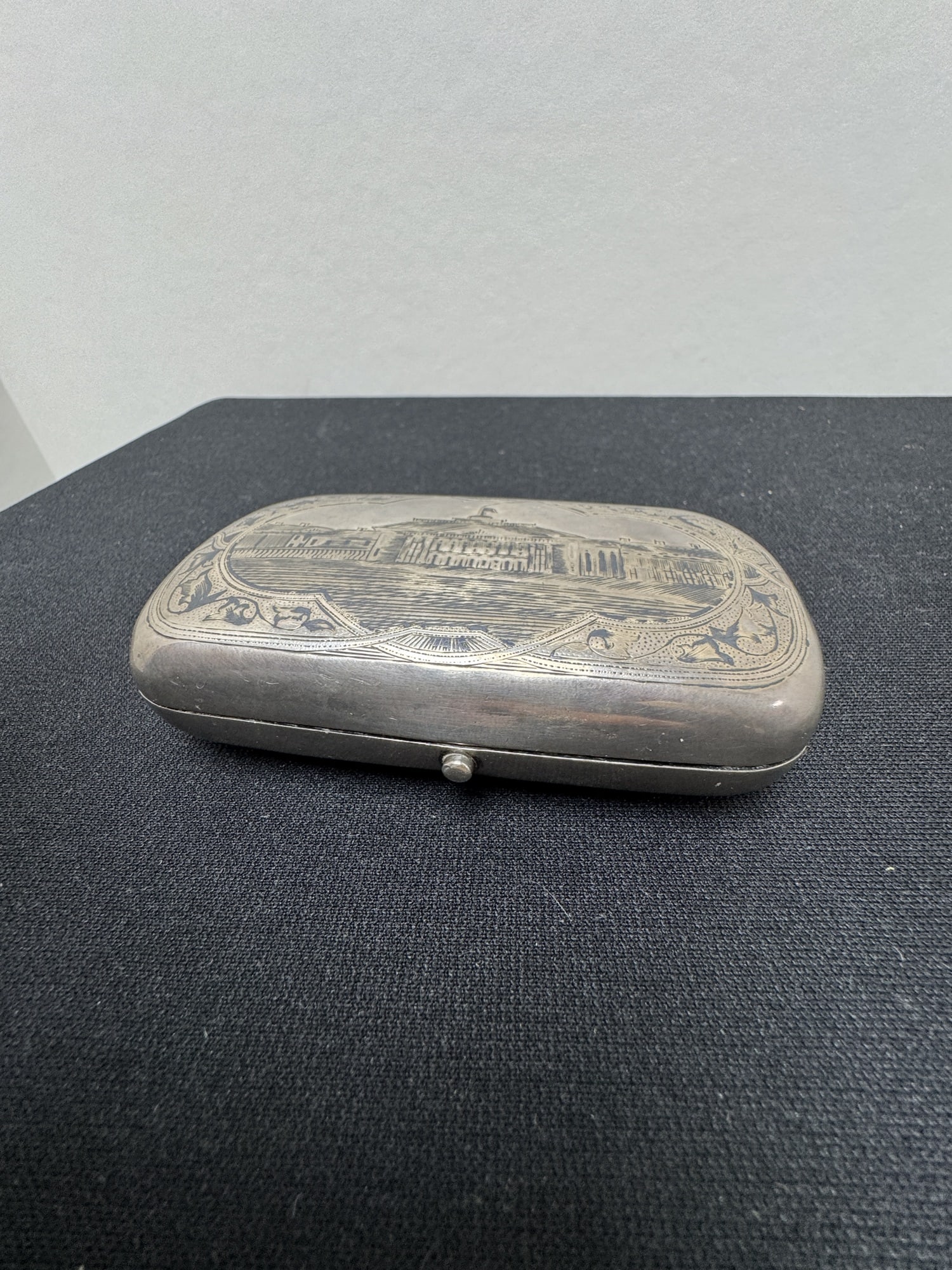 Russian Imperial Sterling 84 Cigarette Case: Russian Imperial Sterling 84 Cigarette Case. 4.375" x 2.5"