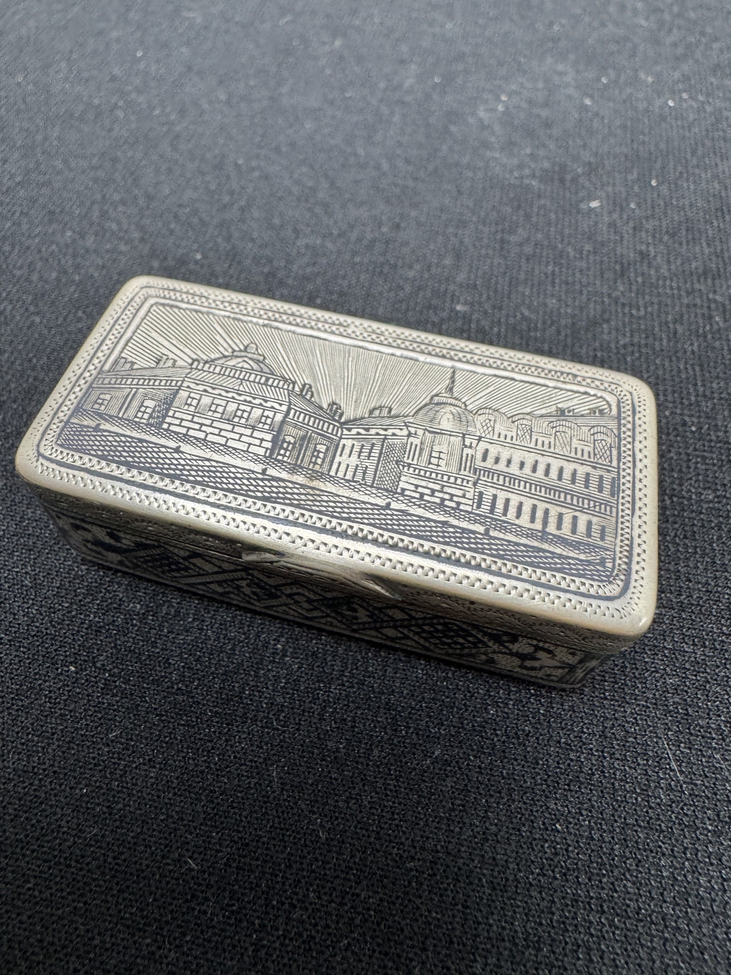 Russian Silver Snuff Box (1 of 5)