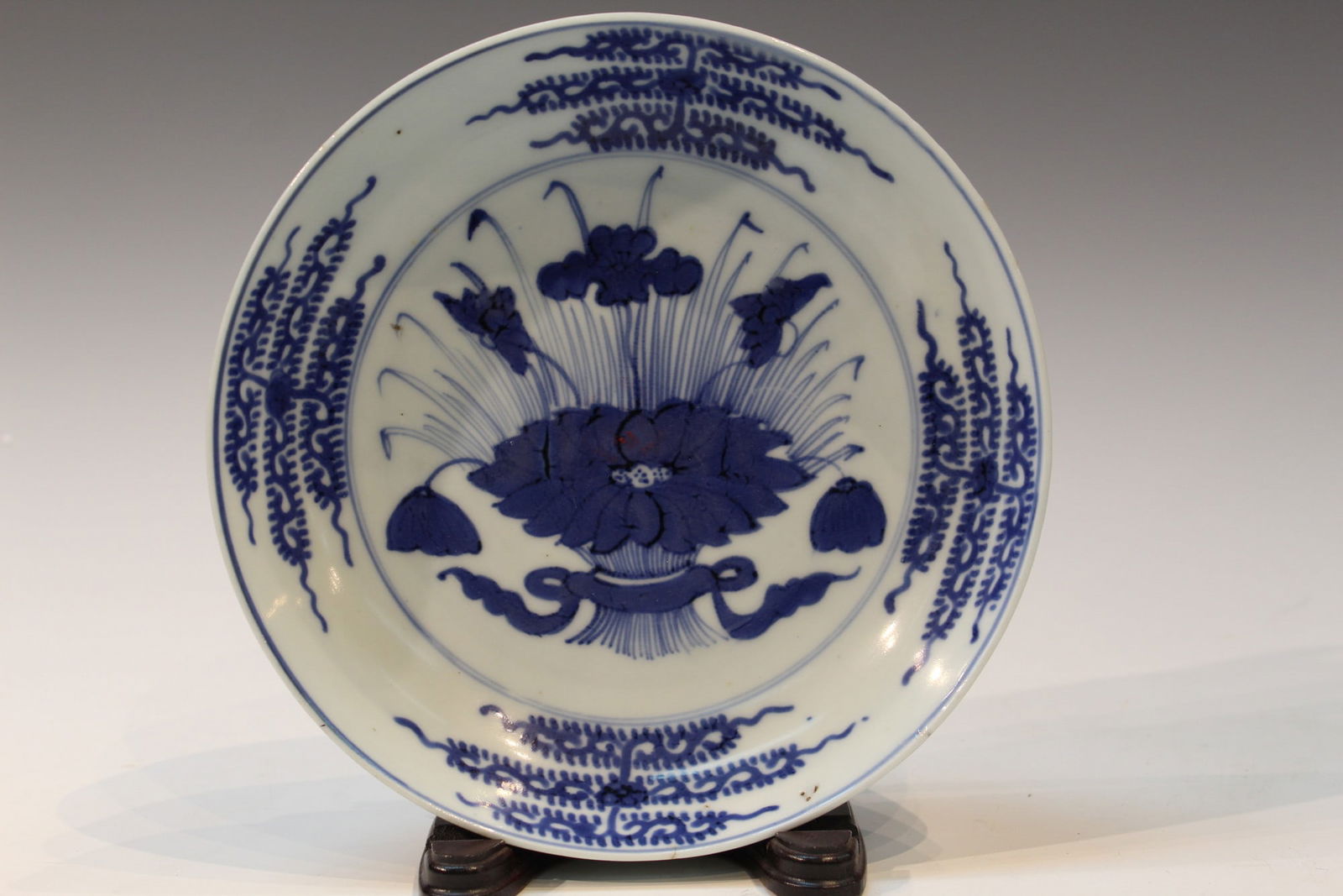 Chinese Blue and White Porcelain Dish (1 of 5)