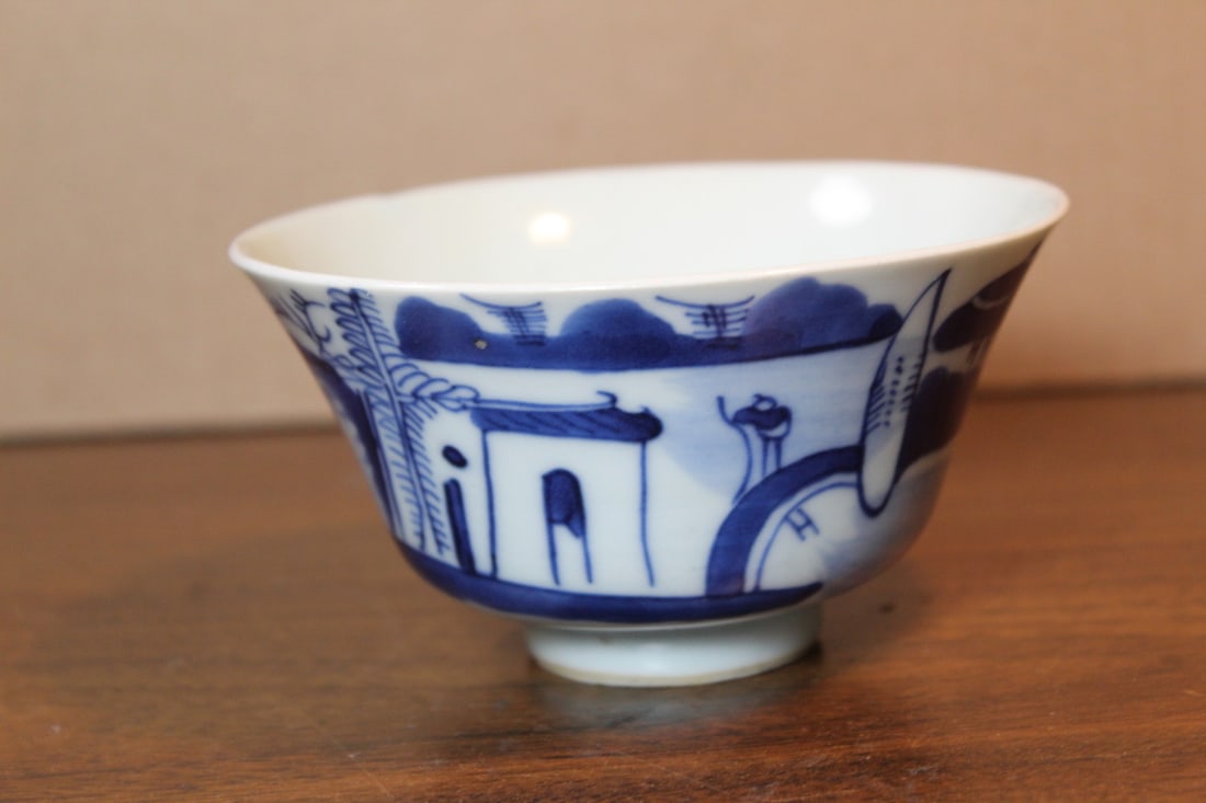 Chinese Blue and White Porcelain Bowl (1 of 6)