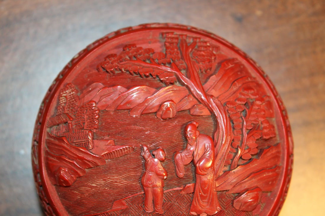 Chinese Cinnabar Box - 2