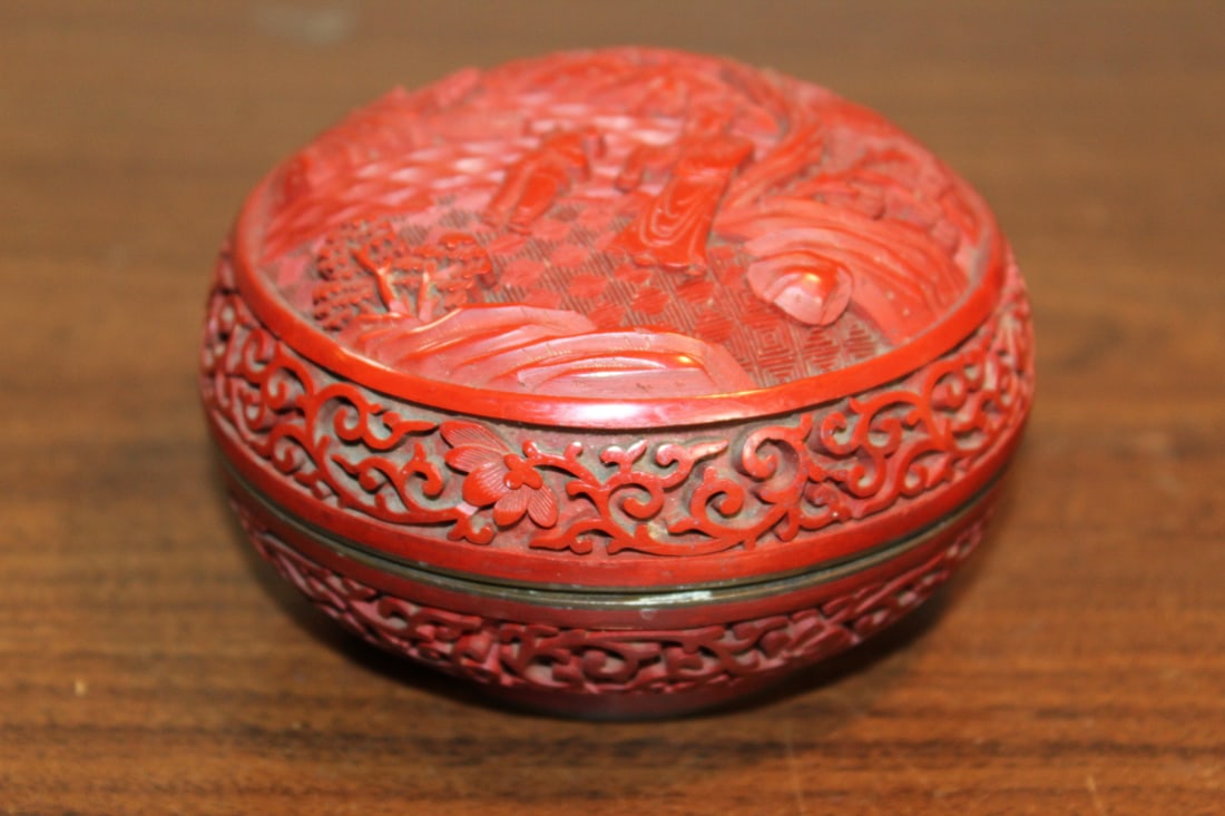 Chinese Cinnabar Box - 3