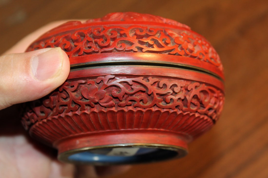 Chinese Cinnabar Box - 4