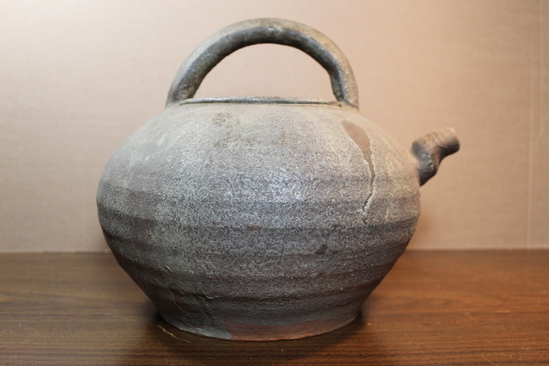 Antique Asian Pottery Teapot (1 of 9)