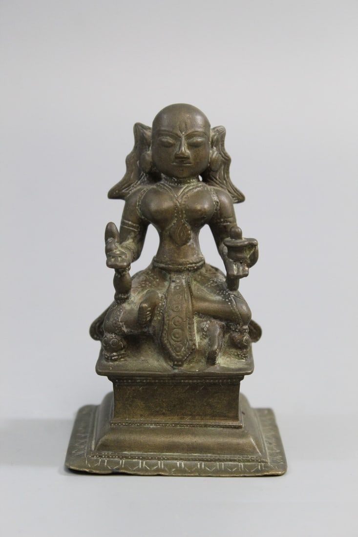 Antique Indian Brass Statue (1 of 6)