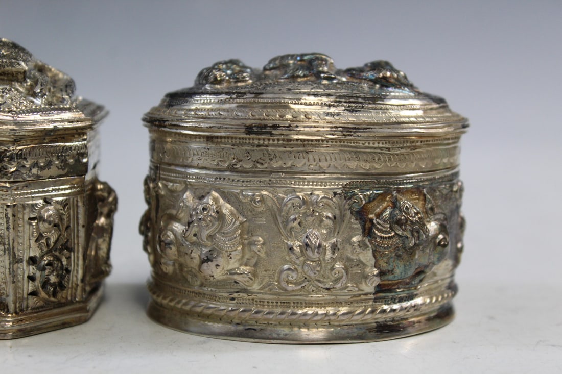 Two Asian Silver Boxes - 3