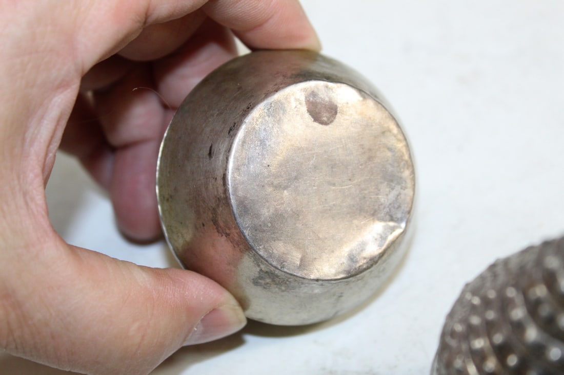 Two Asian Silver Tone Boxes. - 5