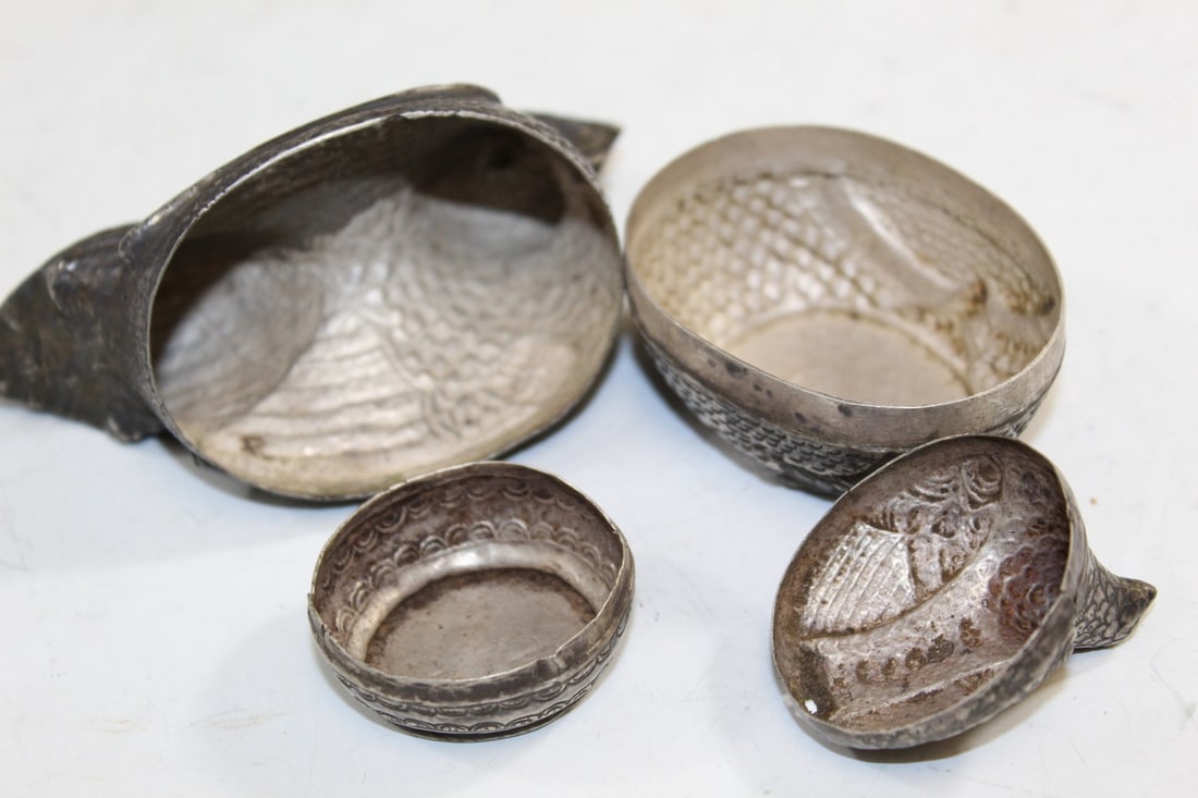 Two Asian Silver Chicken Boxes - 5