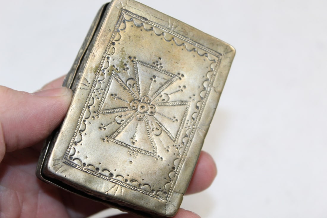 Three Asian Silver Tone Items - 6