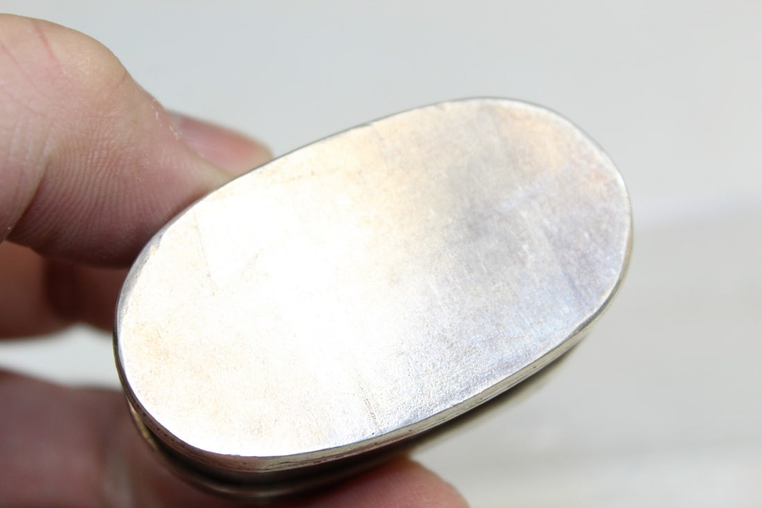 Sterling Snuff Box - 3