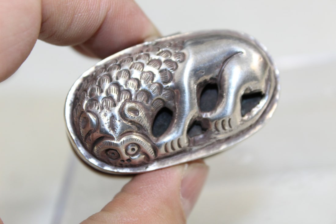 Sterling Snuff Box - 4