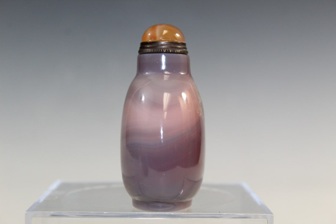Chinese Agate Snuff Bottle - 2