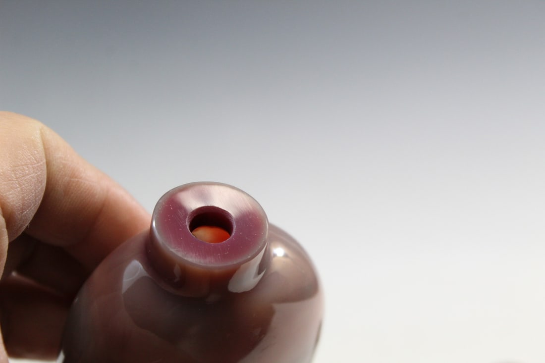 Chinese Agate Snuff Bottle - 5