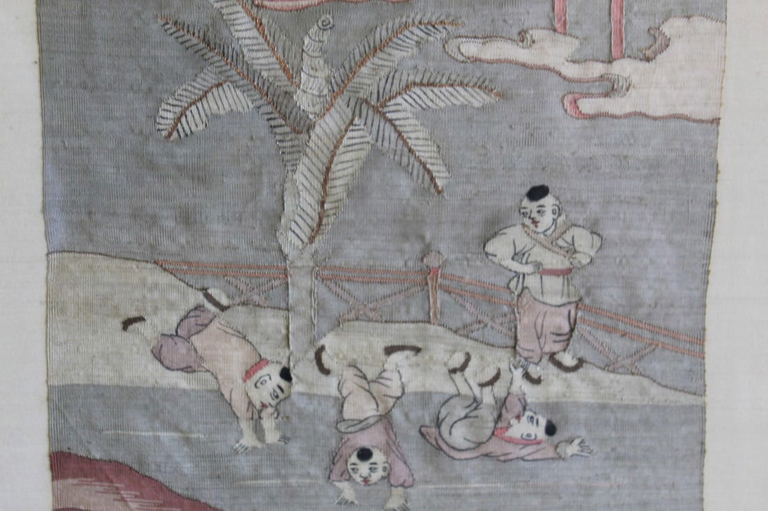 Two Chinese Silk Kesi Panels - 3