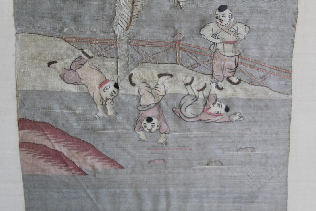 Two Chinese Silk Kesi Panels - 4