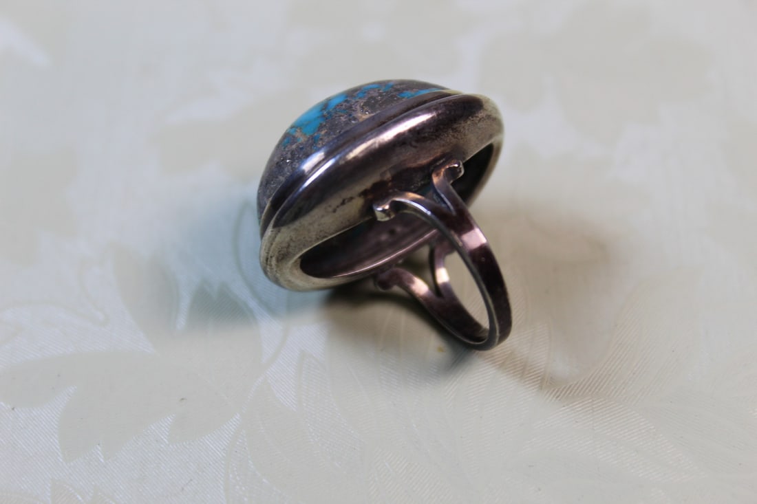Sterling Silver Turquoise Ring - 2
