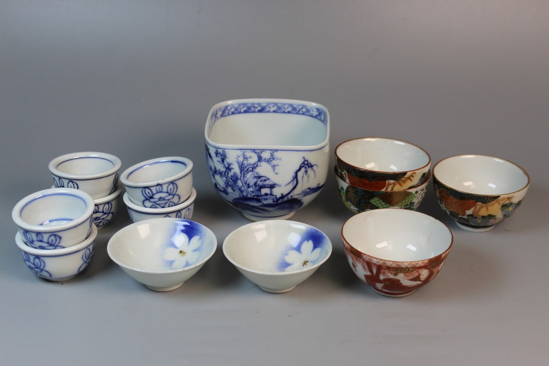 Group of Japanese Porcelain Cups (1 of 9)