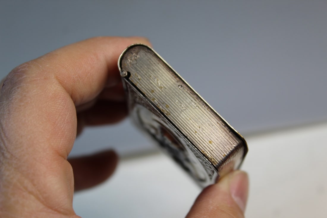 Antique Silver Snuff Box - 5