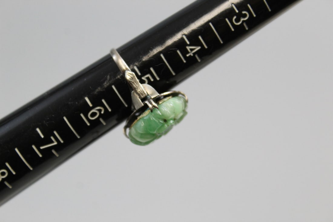 Chinese Jadeite Silver Ring - 2