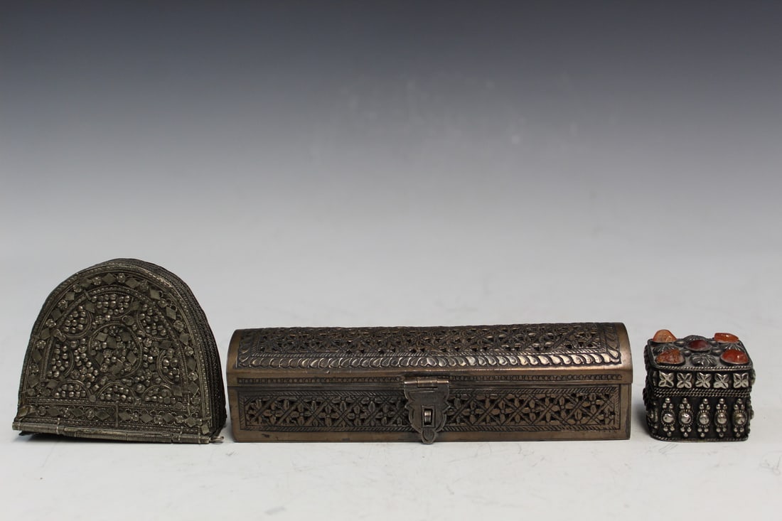 Three Vintage Metal Boxes (1 of 7)