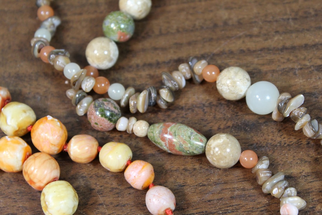 Three Beaded Necklaces - 7