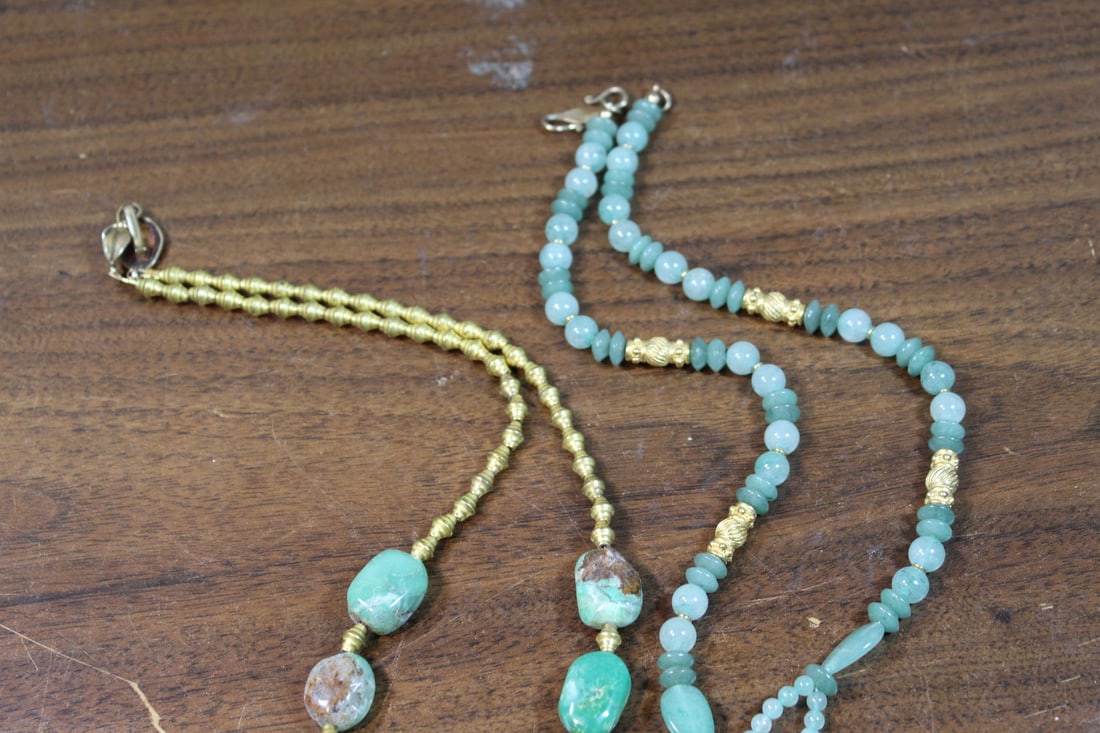 Two Beaded Necklaces - 2