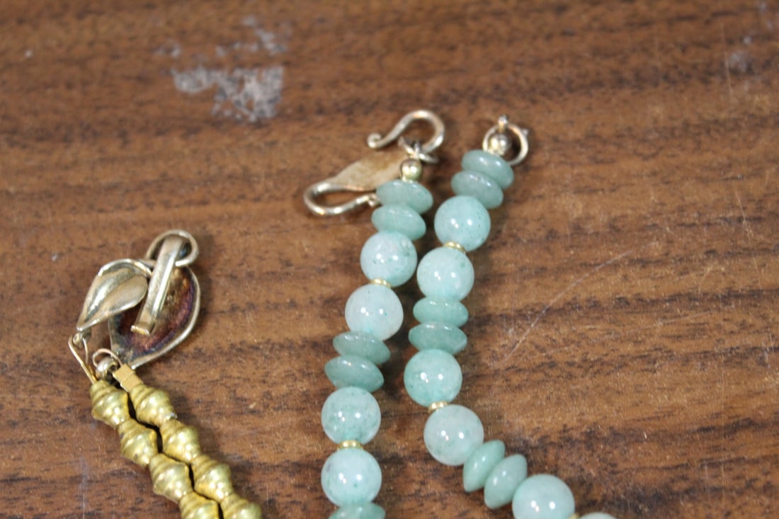 Two Beaded Necklaces - 4