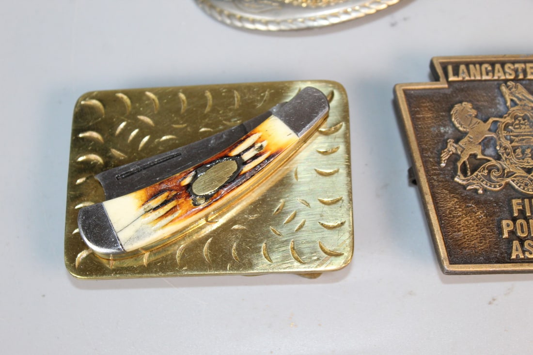 Five Belt Buckles - 2
