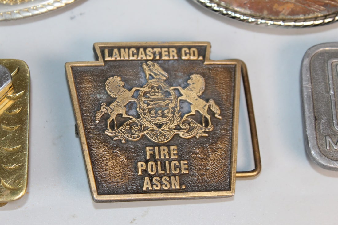 Five Belt Buckles - 3