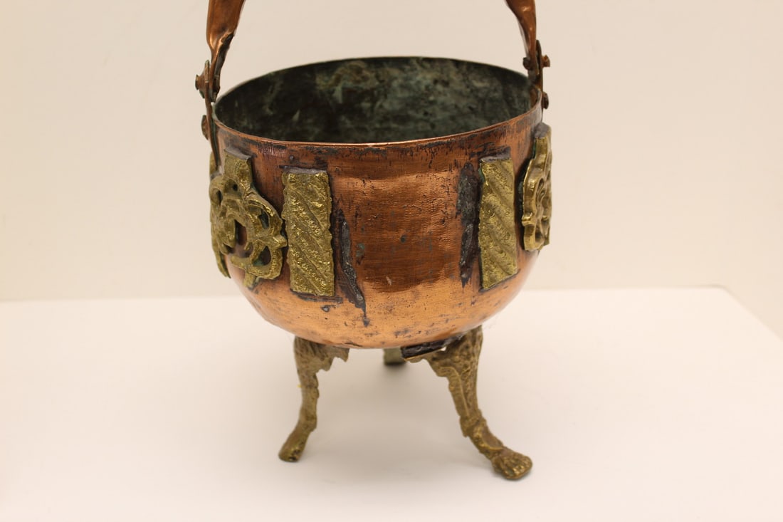 Antique fireplace pail - 7
