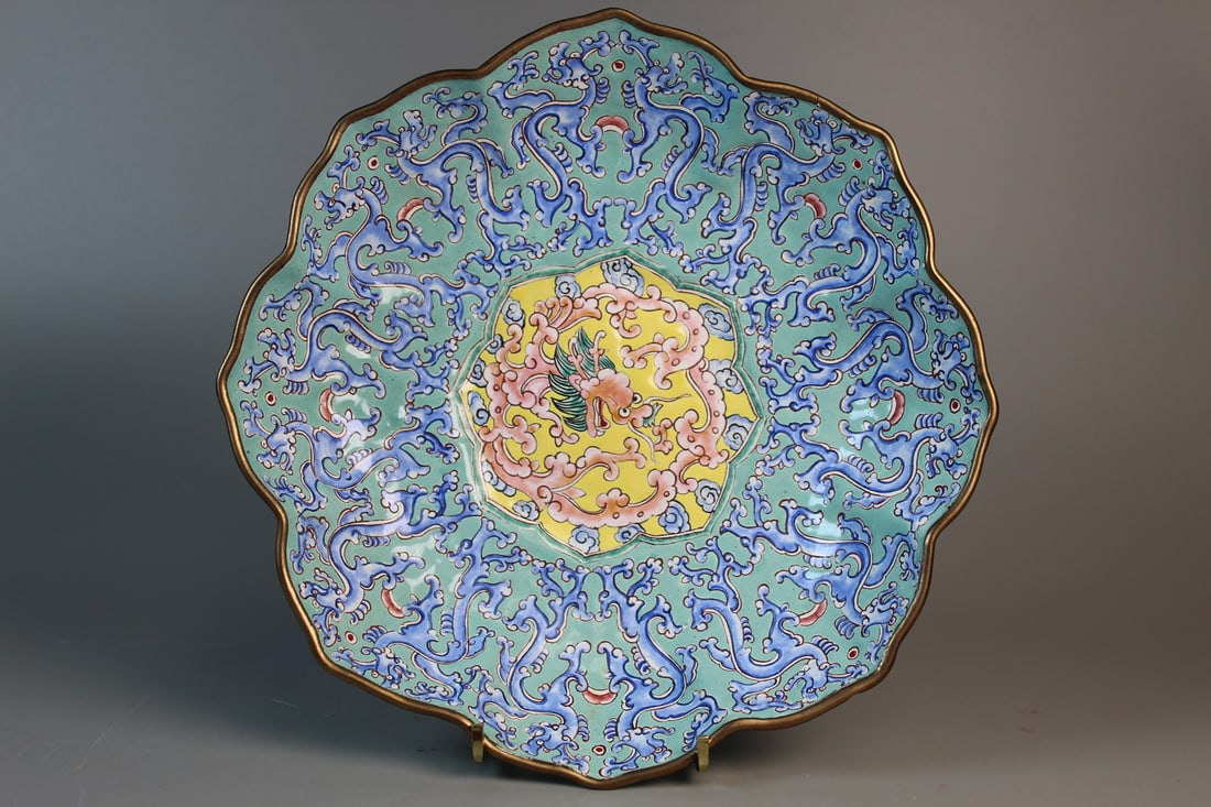 Chinese Enameled Dish (1 of 8)