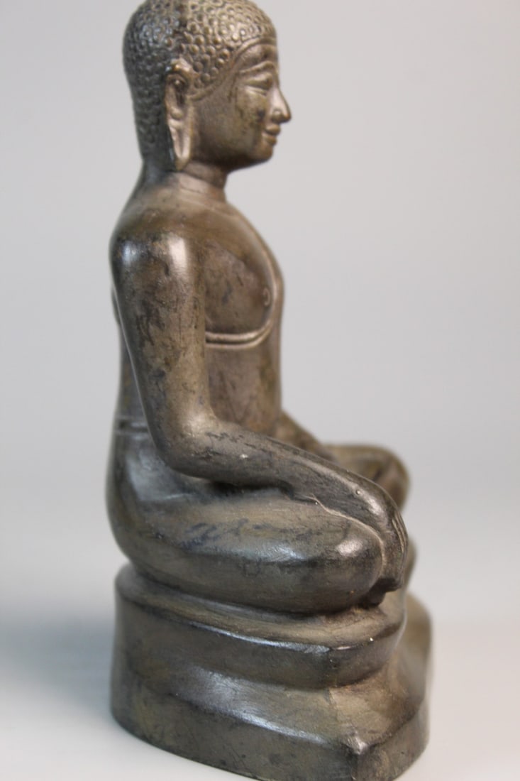 Thai Bronze Buddha Statue - 6
