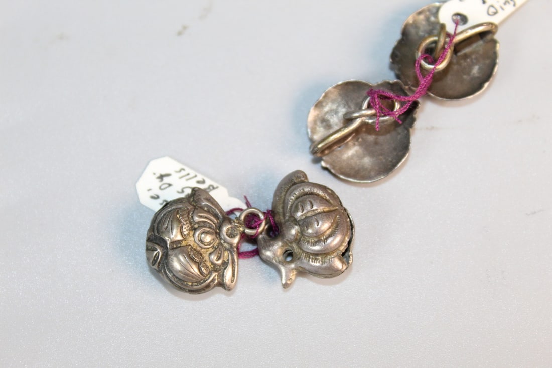 Antique Chinese Silver Buttons - 4