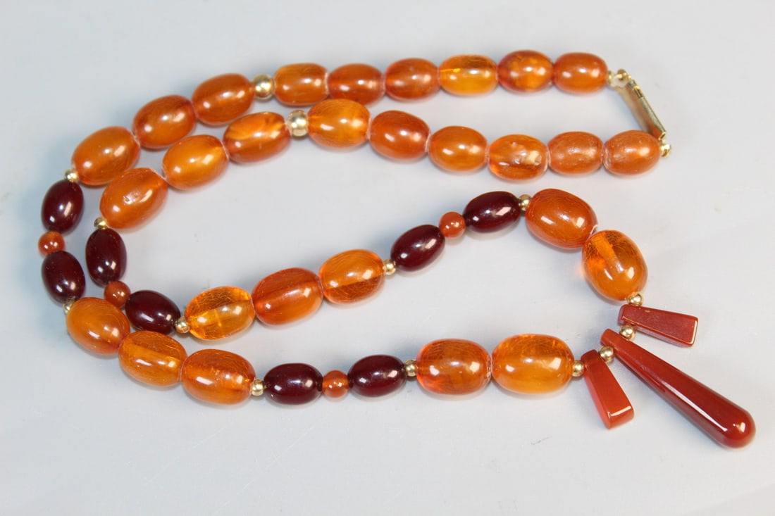 Amber Beads Necklace (1 of 5)