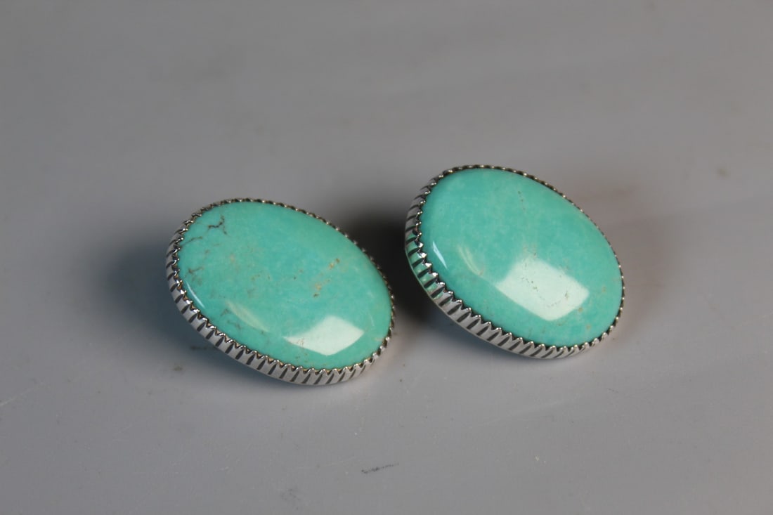 Sterling Turquoise Earrings (1 of 3)