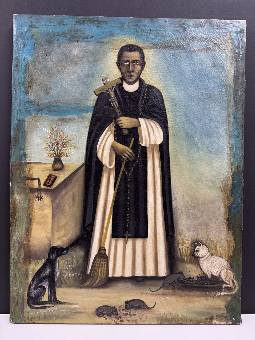 Painting Depiction of St. Martin de Porress (1 of 6)