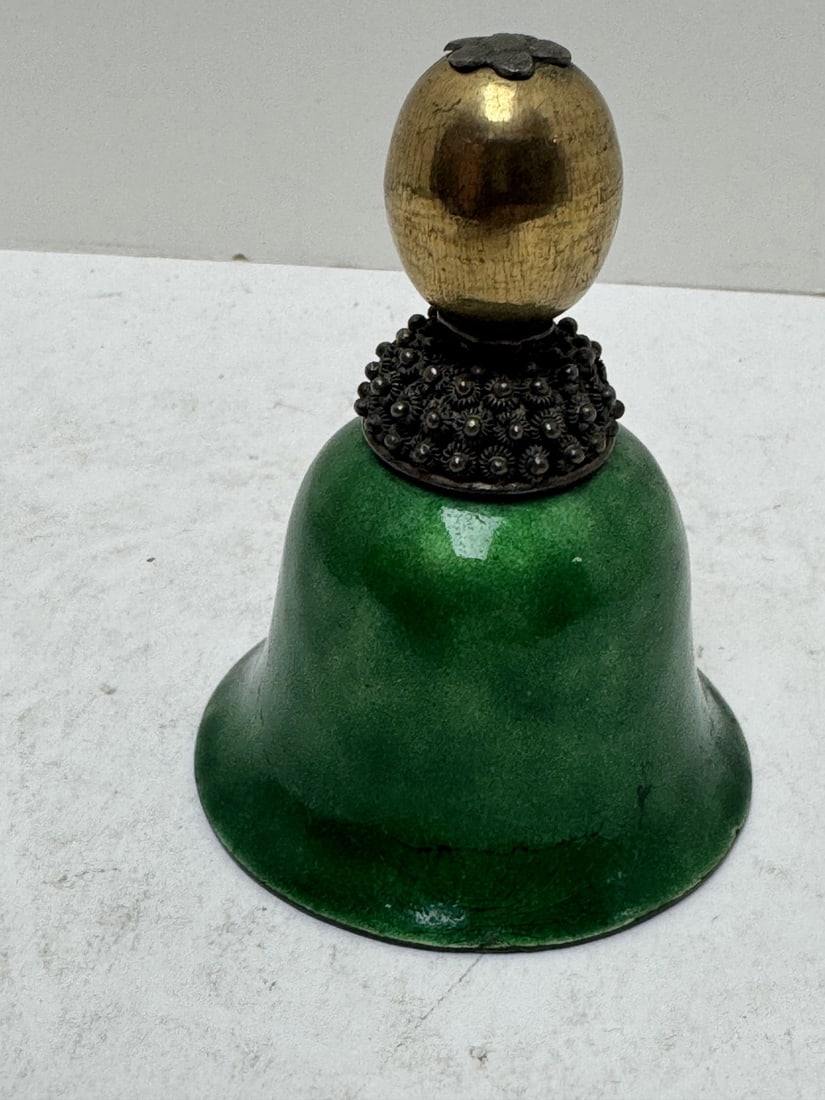 Chinese Enamel Metal Bell (1 of 2)