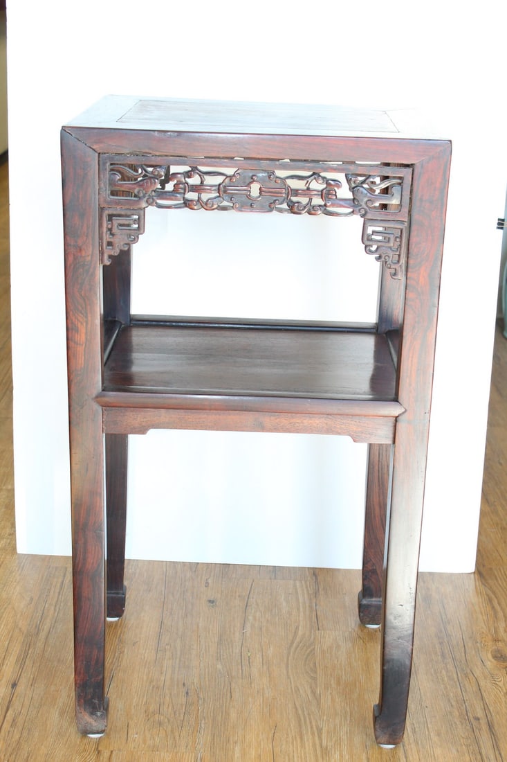 Chinese hardwood stand (1 of 20)