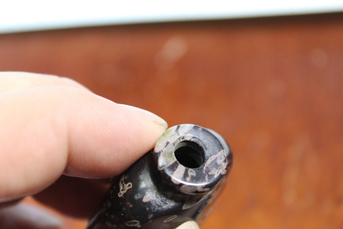 Chinese Puddingstone Snuff Bottle - 6