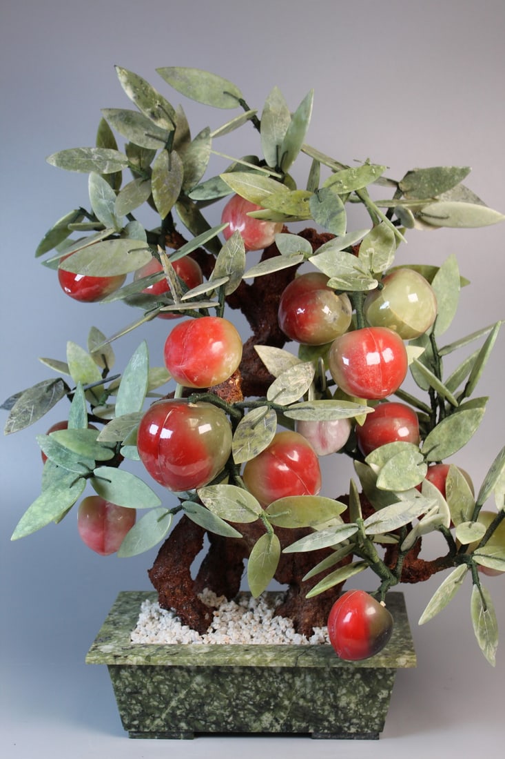 Chines Jade Peach Tree: Chines Jade Peach Tree. H 19".