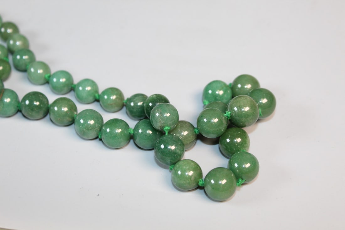 Jadeite Beads Necklace - 2