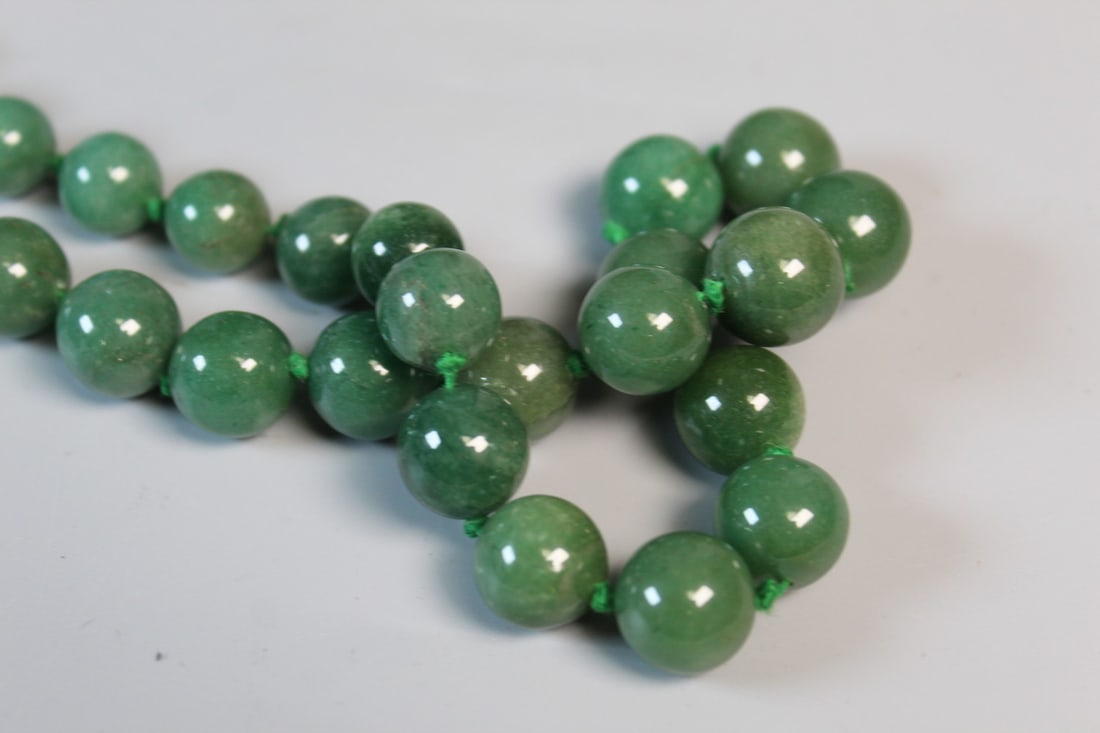 Jadeite Beads Necklace - 4