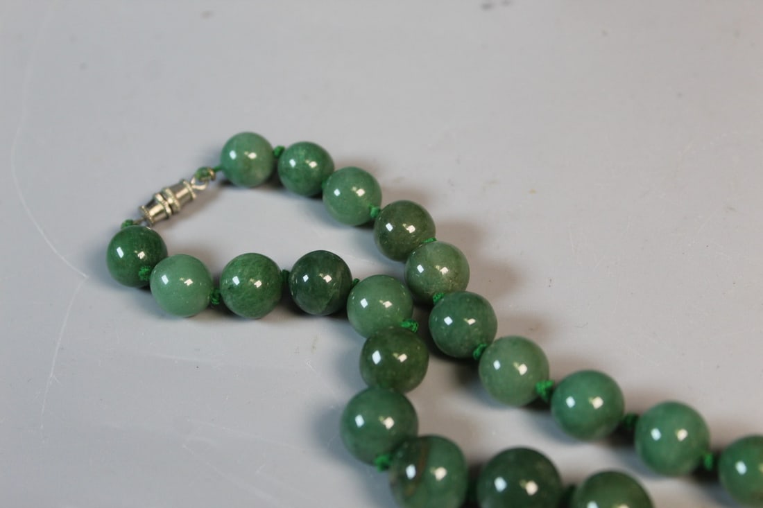 Jadeite Beads Necklace - 6