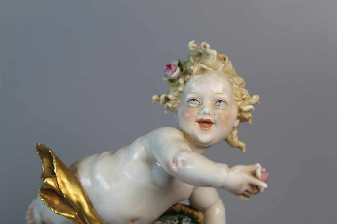 Capodimonte Cherub Figurine - 2