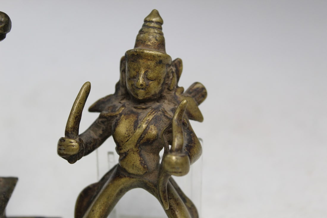 Two Indian Bronze Statue - 3