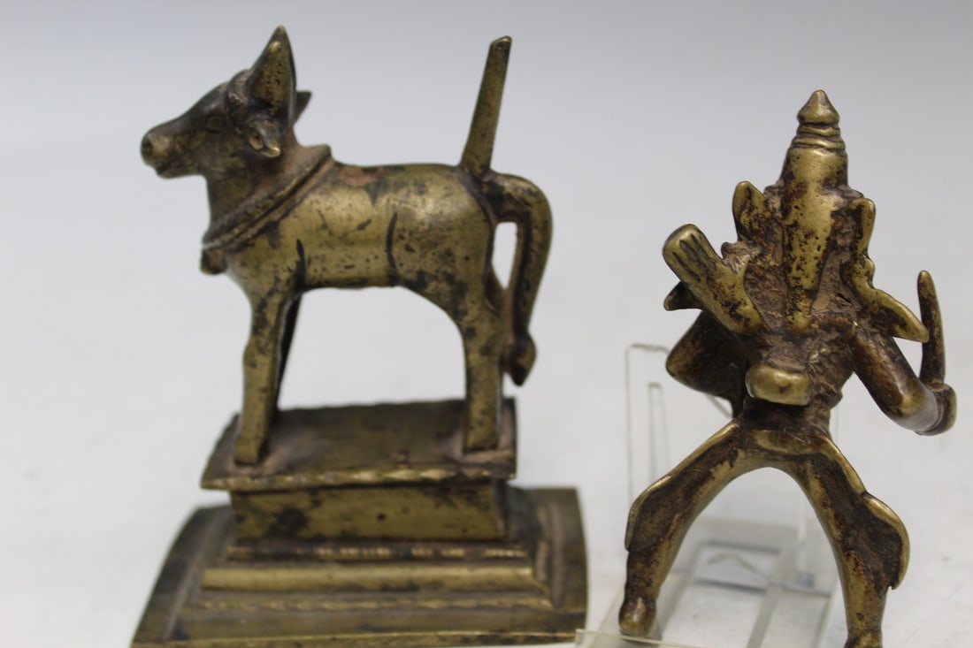 Two Indian Bronze Statue - 5