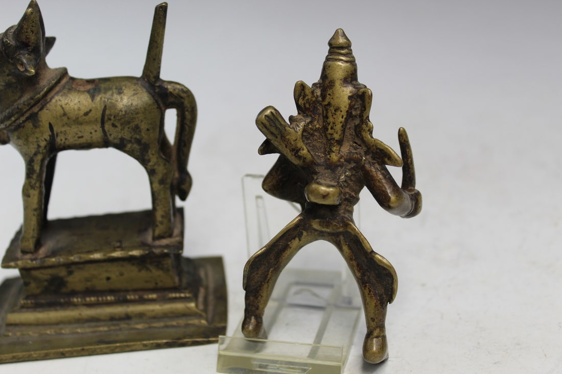 Two Indian Bronze Statue - 6