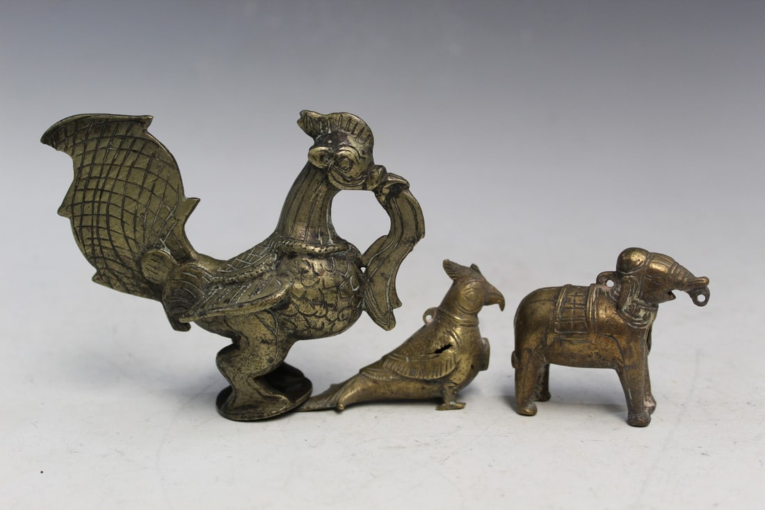 Three Indian Brass Weights (1 of 5)