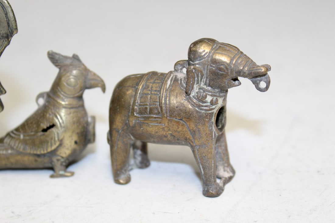 Three Indian Brass Weights - 2